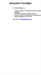 Mobile Screenshot of integrative-paradigm.org