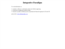 Tablet Screenshot of integrative-paradigm.org